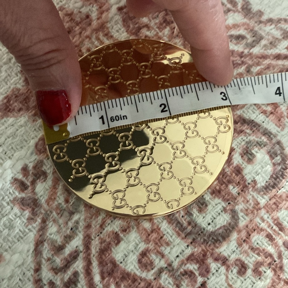 Gucci Gold Compact Mirror-NIB - Picture 9 of 12